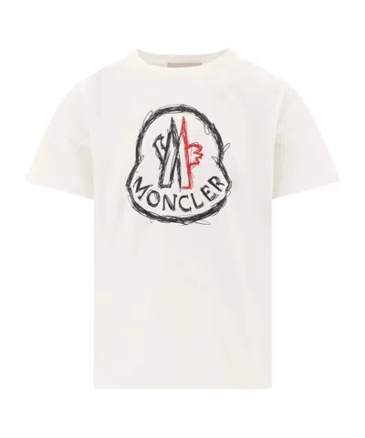 Moncler Doodle-logo T-shirt In White