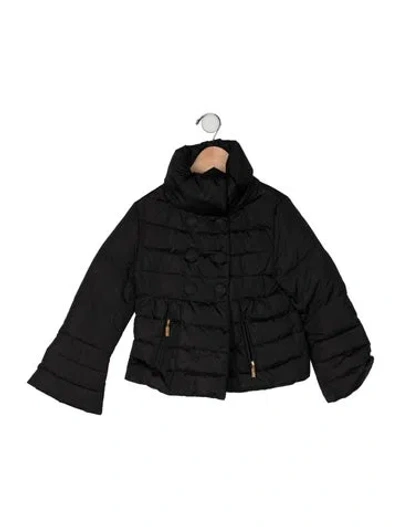 Pre-owned Moncler Babies' Double Breasted Coat In Black