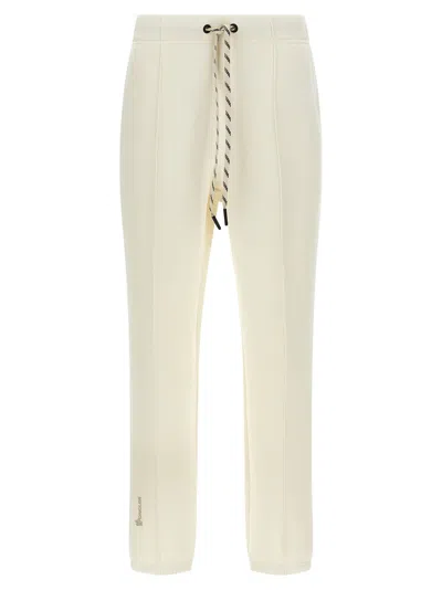 Moncler Double Fabric Joggers In White