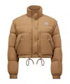 Moncler Selle Down Jacket In Brown