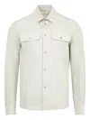 Moncler Double-pocket Long-sleeve Shirt In White