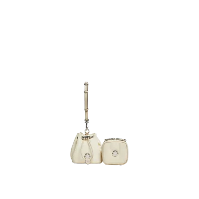 Moncler Double Pouch White