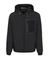 Moncler Double-sided Cotton Jacket In Black