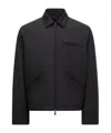 Moncler Doudoune-chemise Réversible Cidone In Black