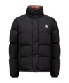 Moncler Double-sided Short Cotton Suit In Black