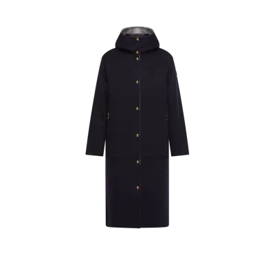 Moncler Doudoune 3-en-1 À Capuche En Laine Et Cachemire Anthrene, Femme, Bleu, Taille: 5 In Blue