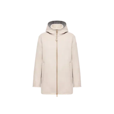 Moncler Hemiptere 3-in-1 Hooded Wool & Cashmere Down Jacket, Women, Beige, Size: 5 In Neutral