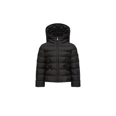 Moncler Kids' Avoce Hooded Down Jacket, Girls, Black, Size: 10y