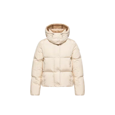 Moncler Castlenew Hooded Down Jacket In Neutral