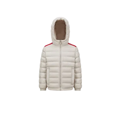 Moncler Kids' Doudoune À Capuche Donvar In Beige