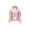 Moncler Doudoune À Capuche Et Matelassage Losange Corbelin In Neutral
