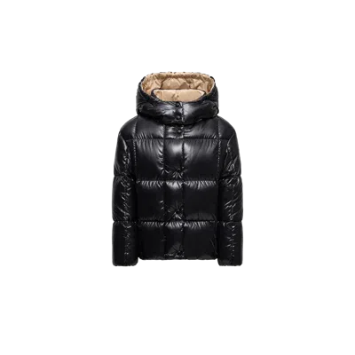 Moncler Kids' Parana Hooded Down Jacket, Girls, Black, Size: 8y