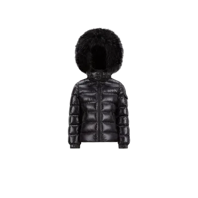 Moncler Kids' Doudoune Courte À Capuche Badyf In Black