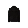Moncler Black Corduroy Gelt Down Jacket In Black