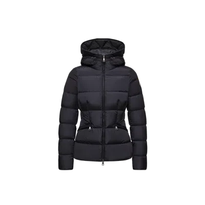 Moncler Doudoune Courte À Capuche Avoce In Blue