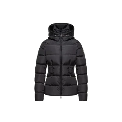 Moncler Avoce Hooded Short Down Jacket, Women, Black, Size: 5