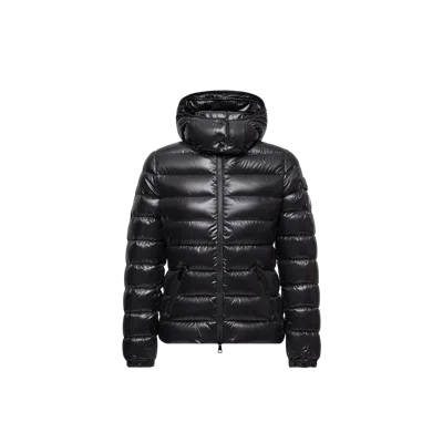 Moncler Bady Hooded Short Down Jacket, Women, Black, Size: 3