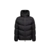 Moncler 'masac Down Jacket With Det In Black