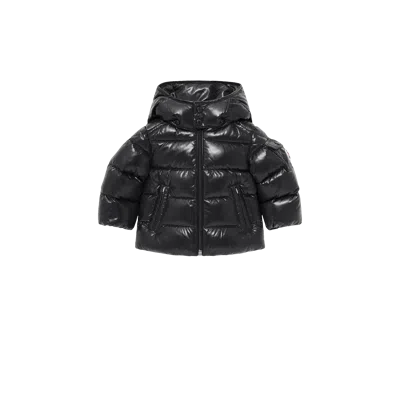 Moncler Doudoune Courte À Capuche Maya, Enfant, Noir, Taille: 2a In Black