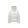 Moncler Parana Hooded Short Down Jacket White