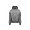 Moncler Poiliot Hooded Short Down Jacket In Gray