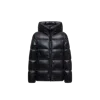 Moncler Serittes Short Down Jacket With Hood In Black