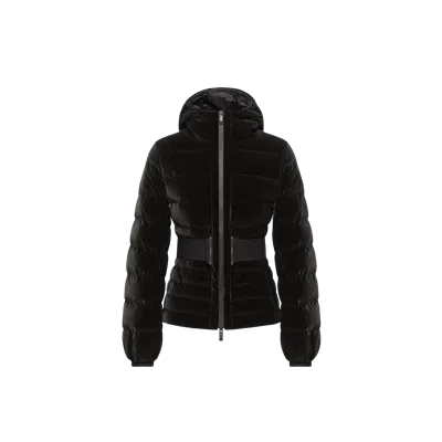 Moncler Doudoune Courte À Ceinture Gestuelle, Femme, Noir, Taille: 2 In Black