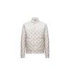 Moncler Doudoune Courte À Matelassage En Losanges Oise In White