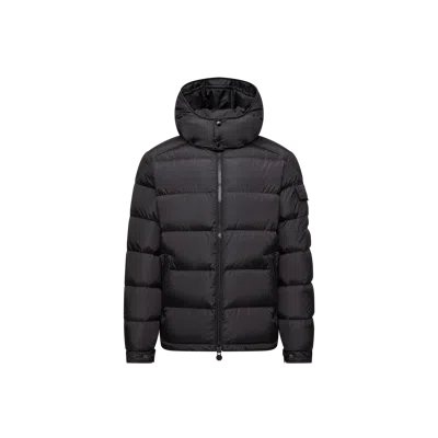 Moncler Maya Matte Short Down Jacket, Men, Black, Size: 7
