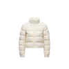 Moncler Womens Natural Petra Crop Shell-down Jacket