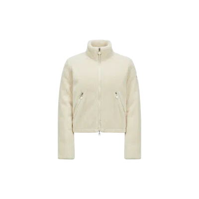 Moncler Doudoune Courte Polignac En Teddy In Natural