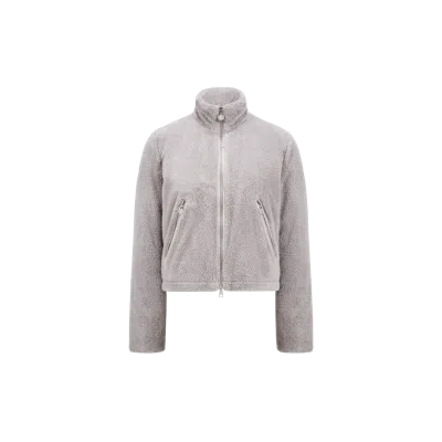 Moncler Doudoune Courte Polignac En Teddy In Gray