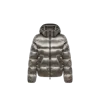 Moncler Sensation Short Down Jacket In Gray