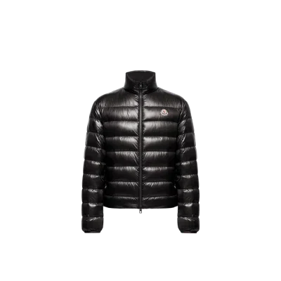 MONCLER MONCLER DOUDOUNE COURTE SERGESTA REPLIABLE, HOMME, NOIR, TAILLE: 0