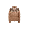 Moncler Wool, Mohair & Alpaca Short Down Jacket Multicolor In Multicolore