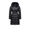 Moncler Doudoune Longue À Capuche Bordée De Shearling Boedic