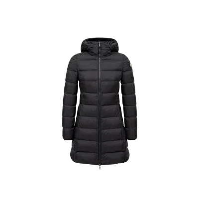 Moncler Gie Hooded Padded Coat In Black