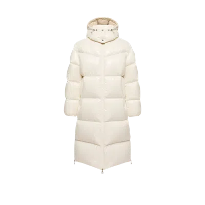 Moncler Doudoune Longue À Capuche Harfang, Femme, Blanc, Taille: 0 In ホワイト