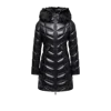 Shop Moncler Doudoune Longue Fulmarus À Capuche Et Finitions Synthétiques