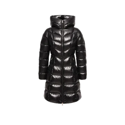 MONCLER MONCLER DOUDOUNE MI-LONGUE À CAPUCHE MARUSSE, FEMME, NOIR, TAILLE: 0