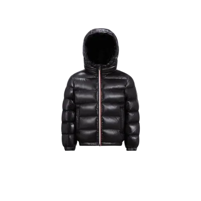 Moncler Kids' Doudoune À Capuche New Aubert In Black