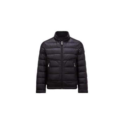 MONCLER ACORUS PACKABLE DOWN JACKET, BOY, BLACK, SIZE: 8Y