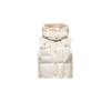 Moncler Doudoune Sans Manches À Capuche Pario In White