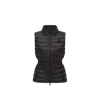 Moncler Valmarie Quilted Sleeveless Gilet In Black