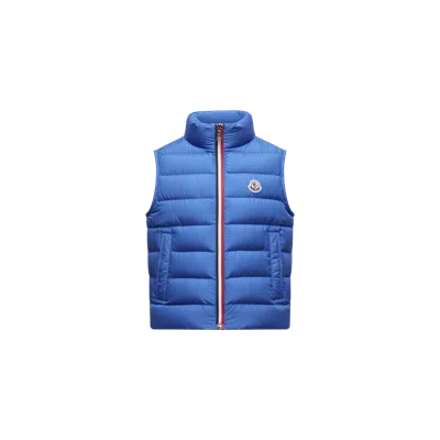 Moncler Kids' Doudoune Sans Manches Ertavete In Blue
