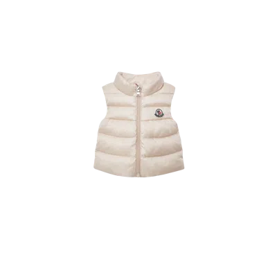 Moncler Kids' Doudoune Sans Manches Hiva In Pink