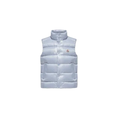 Moncler Kids' Tib Down Gilet, Boys, Blue, Size: 6y