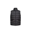 Moncler Treompan Black Padded Gilet In Polyester In Black