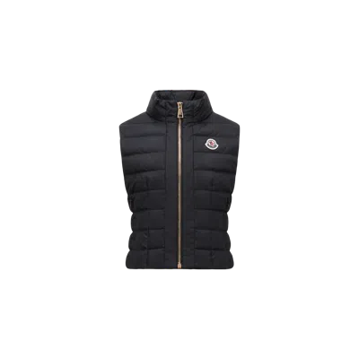Moncler Kids' Doudoune Sans Manches Velma In Blue