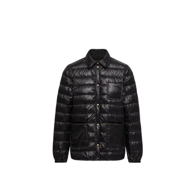 Moncler Fouine Down Shirt Jacket In Black
